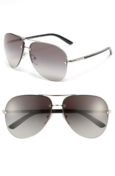 prada gold aviator sunglasses|prada sunglasses nordstrom.